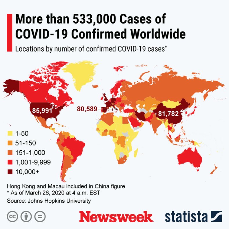 coronavirus, map, covid-19, countries, world