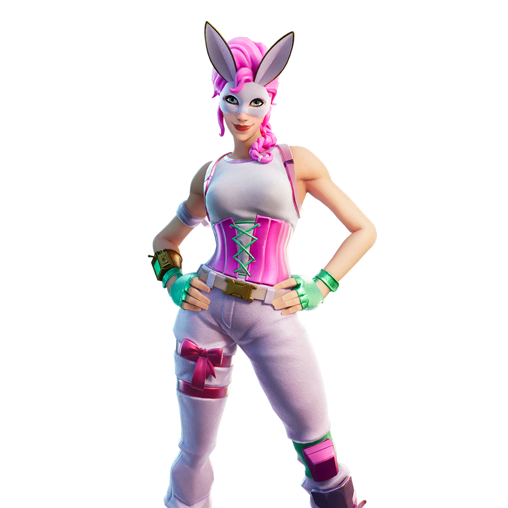 pink bunny fortnite costume