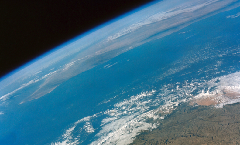 earth from space