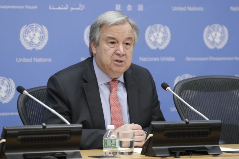 U.N. Secretary General Antoni Guterres