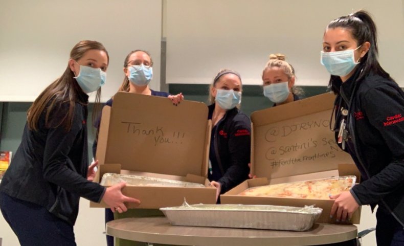 coronavirus pandemic heroes food nurses philadelphia 