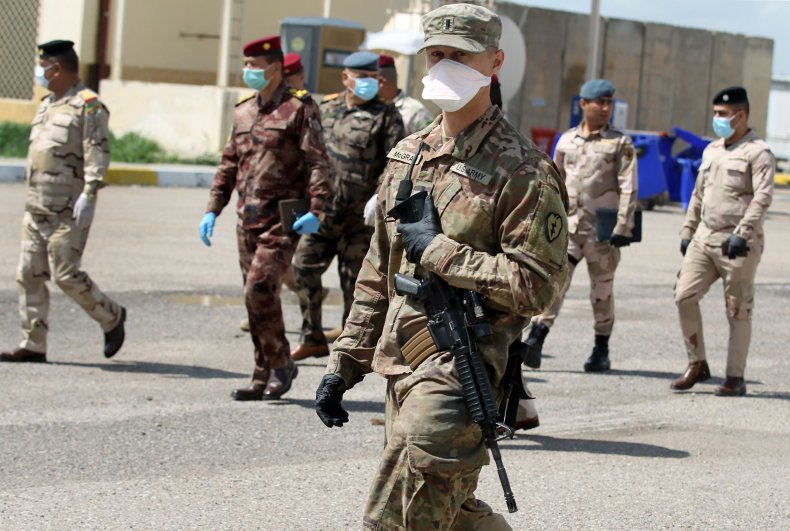 us, army, iraq, military, base, coronavirus