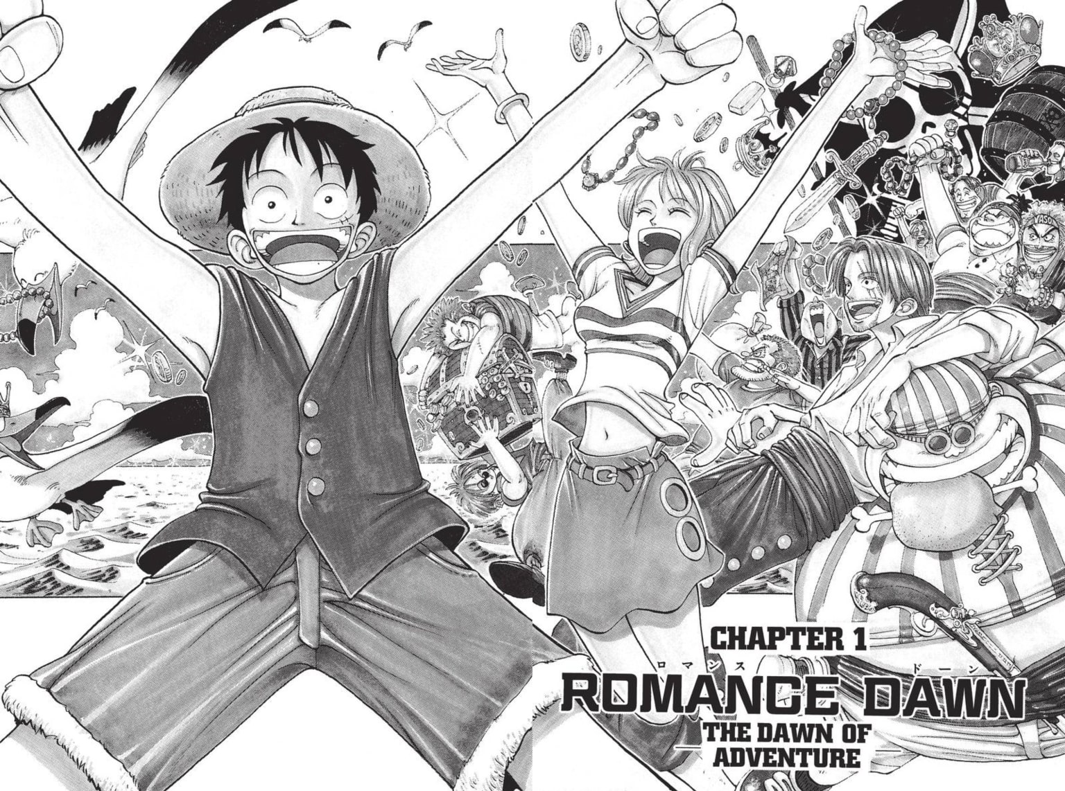 Read 'One Piece' Manga From The Beginning With Chapter 1 and