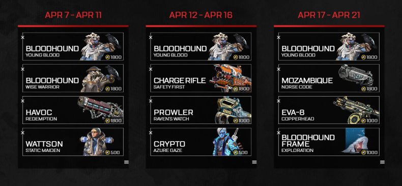 Apex Legends Leaks Reveal Some Old Ways Event Skins Charms Apex Legends Leaks Reveal Some Old Ways Event Skins Charms