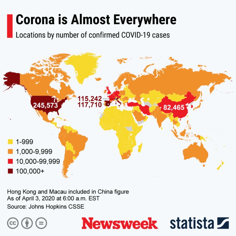 coronavirus, map, covid-19, countries, world