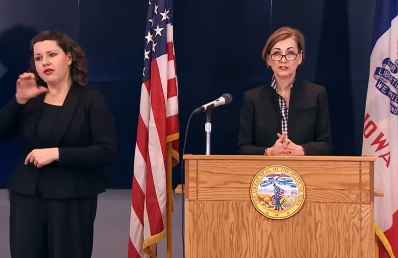 iowa republican governor kim reynolds