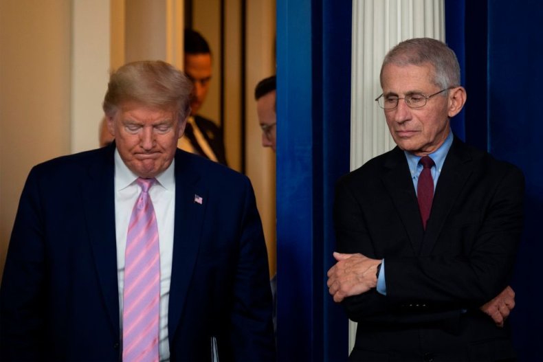 Donald Trump and Anthony Fauci