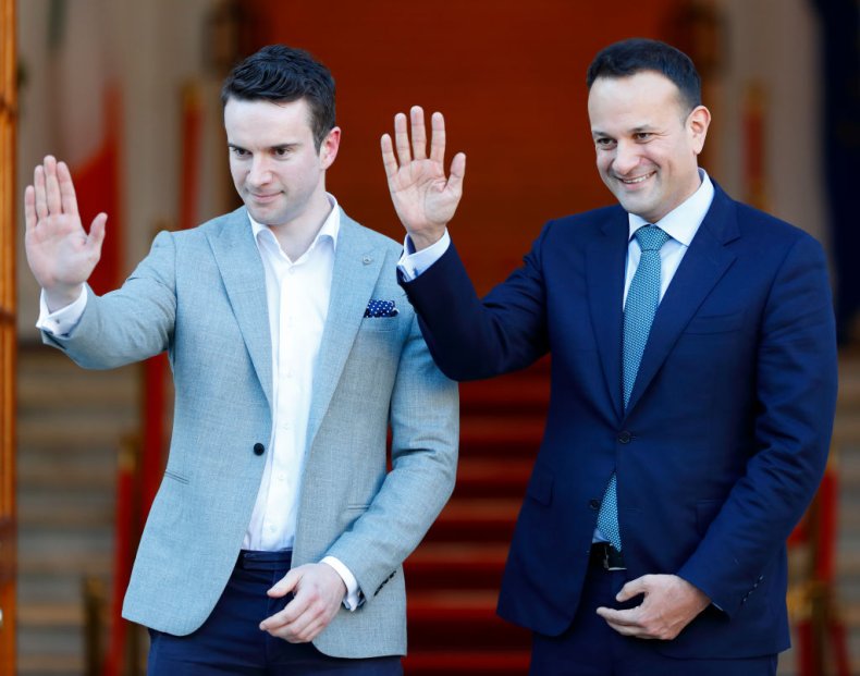Leo Varadkar and partner