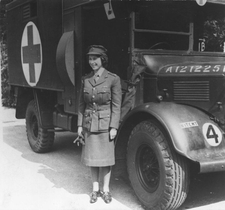 Queen Elizabeth II Serving During The War