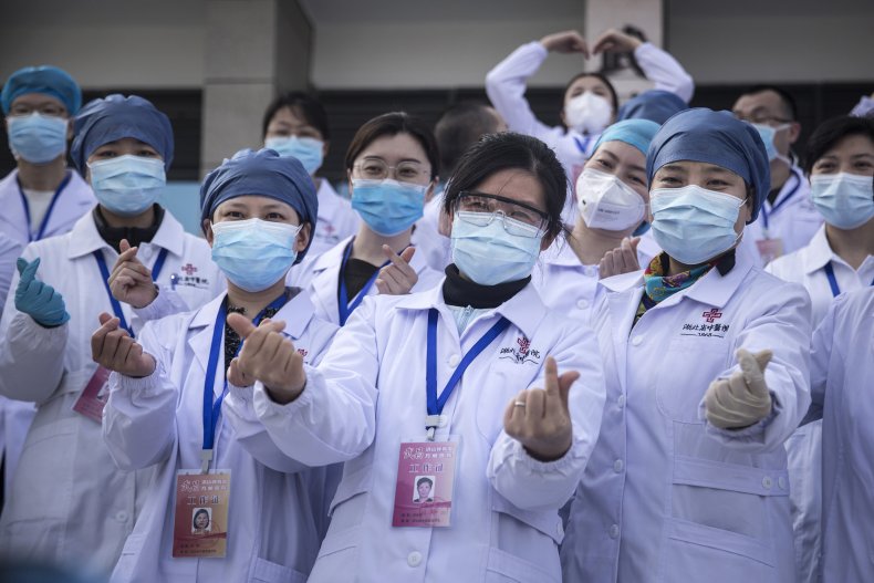 Wuhan, coronavirus patients discharged, doctors, March 2020