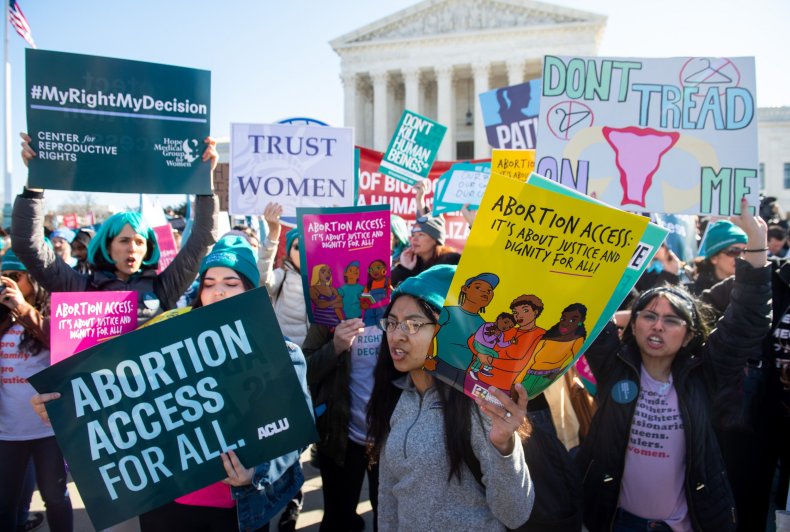 Abortion protest