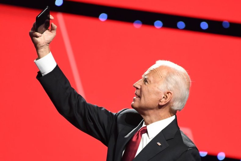 Joe Biden Takes Selfie at Debate