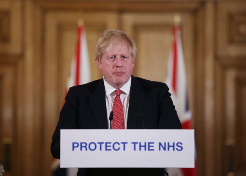Boris Johnson gives Downing Street briefing
