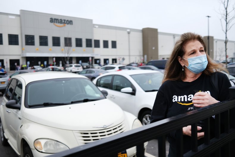Amazon workers coronavirus protest