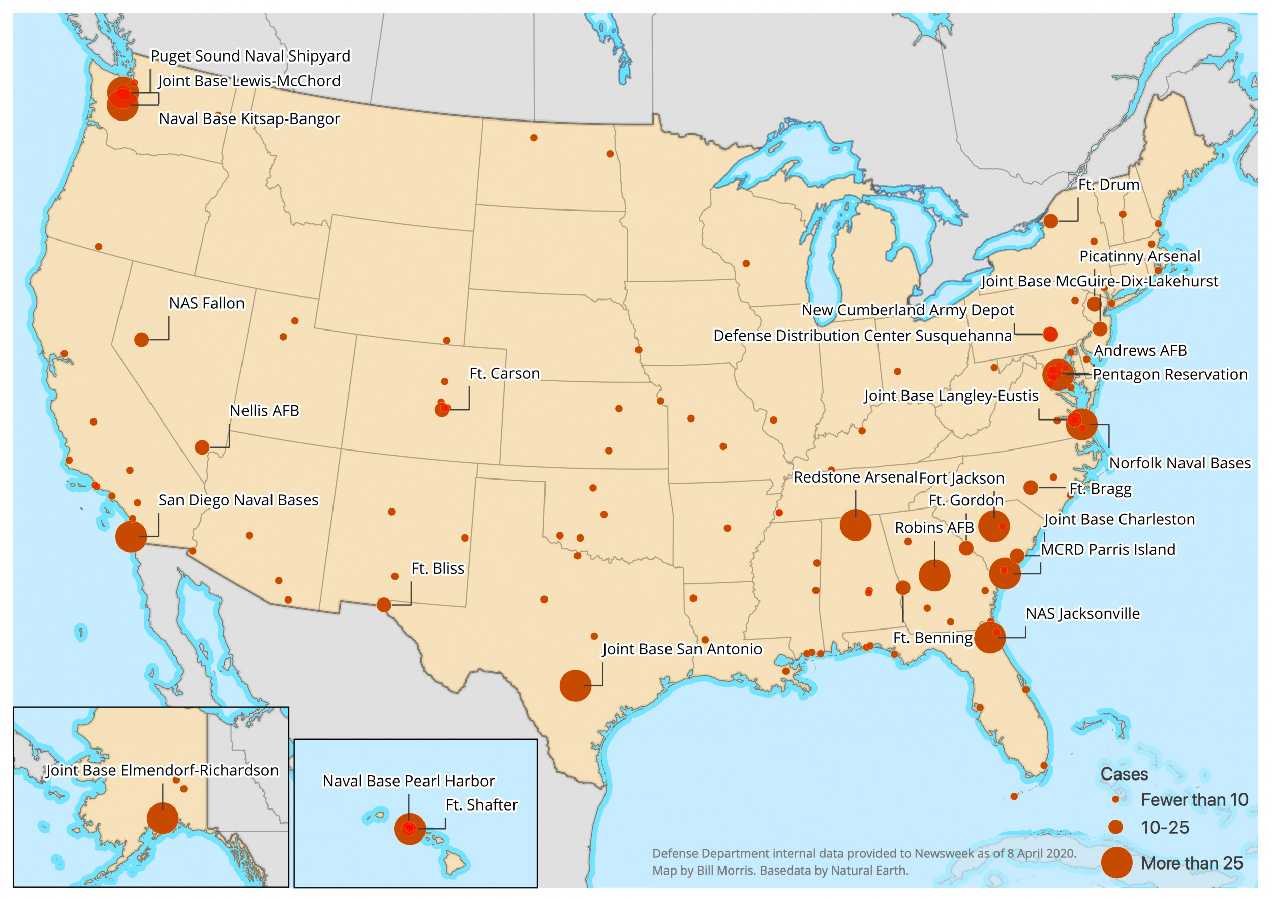 military bases in california map Exclusive First Public Map Reveals Military Bases With military bases in california map