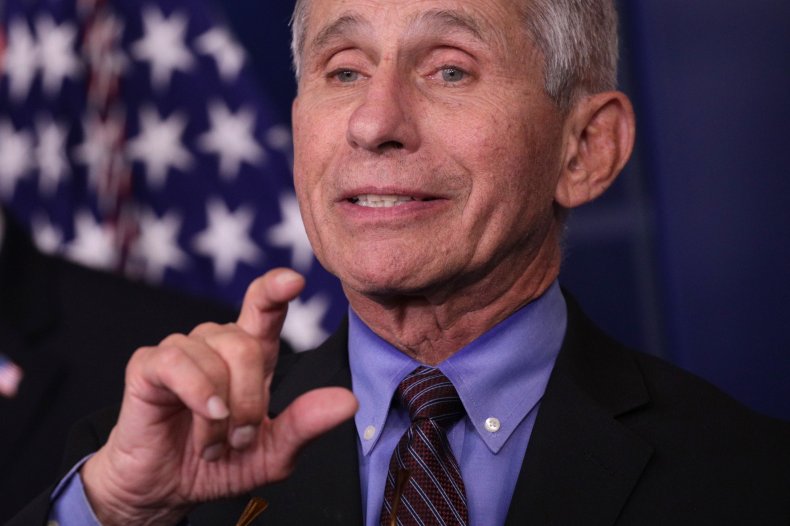 Anthony Fauci at White House Press Briefing
