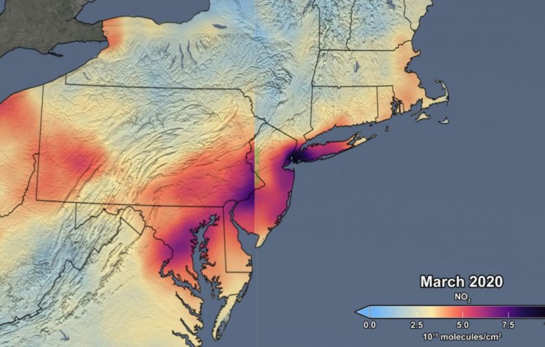 pollution reduction coronavirus lockdown emissions