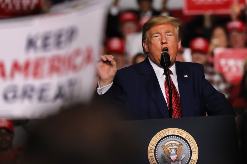 Trump at February 28 campaign rally