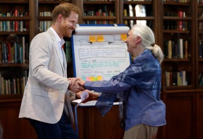 Prince Harry and Dr. Jane Goodall Prince Harry and Dr. Jane Goodall