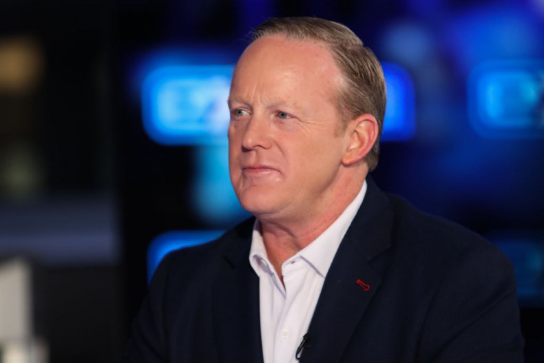 Sean Spicer at Burbank Studios