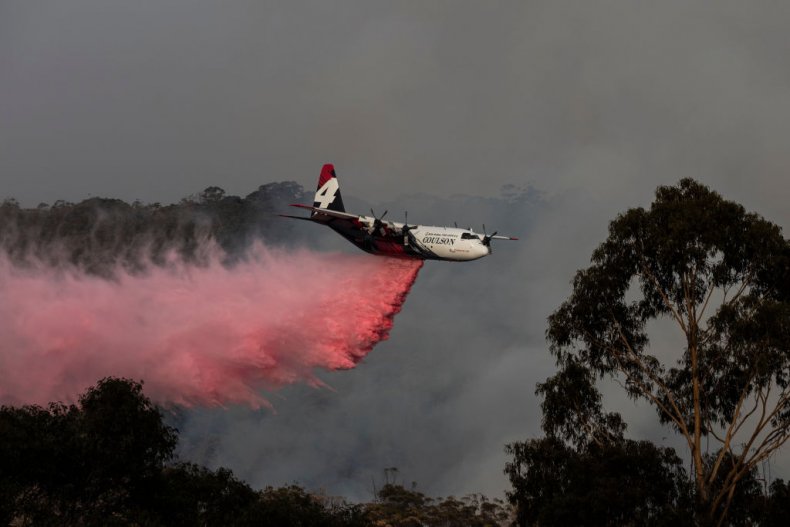 Large Air Tanker Fights Australian Wildfires Large Air Tanker Fights Australian Wildfires