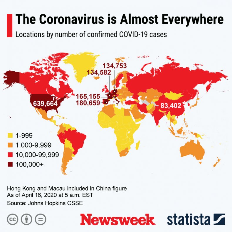 coronavirus, map, covid-19, countries, world