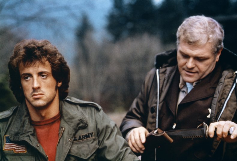 First Blood Brian Dennehy Sylvester Stallone