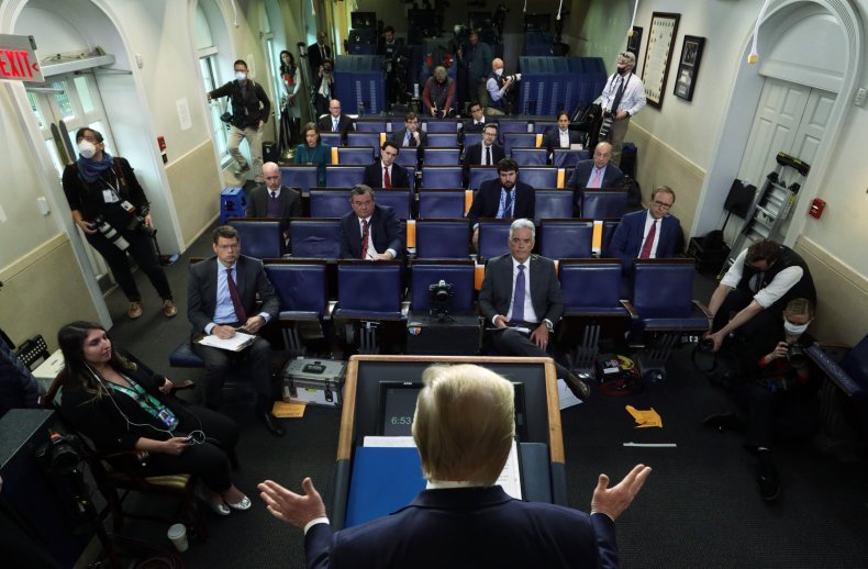 White House Holds Daily Briefing On Coronavirus