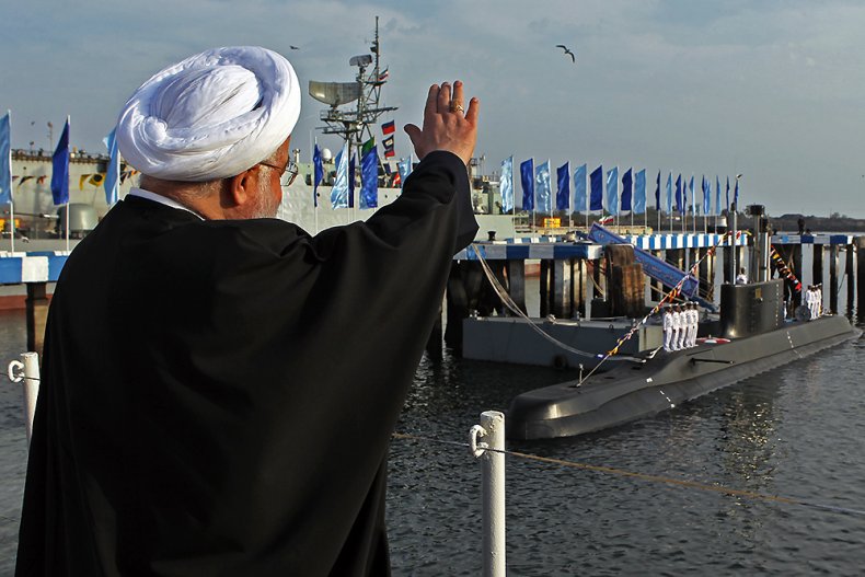 iran, rouhani, submarine, navy, parade