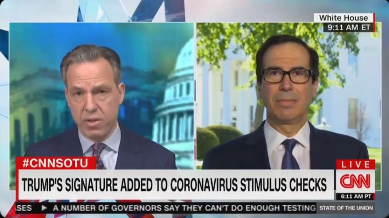 jake tapper steve mnuchin cnn