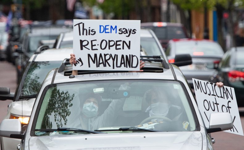 Maryland protester
