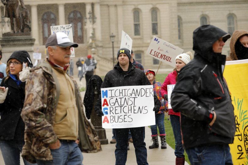 Michigan protester