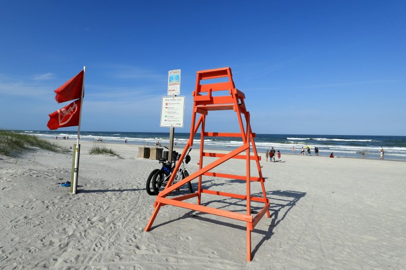 Beach coronavirus