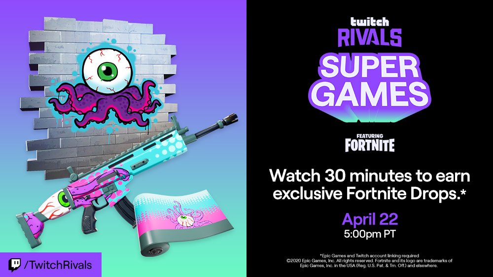 Fortnite Twitch Event Fortnite Twitch Supergames Finals Start Time Teams How To Get Twitch Drop