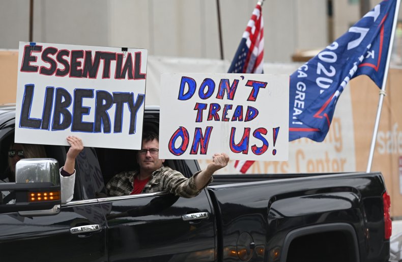 Protests against coronavirus lockdown in California