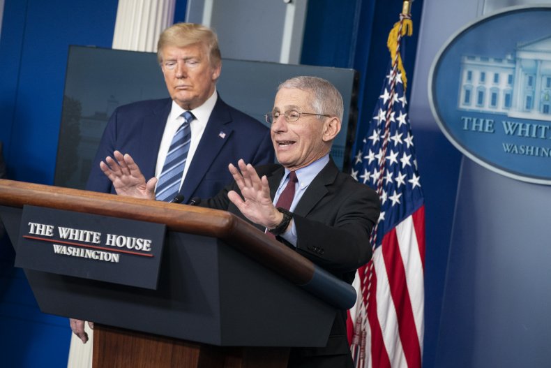 Fauci, Trump