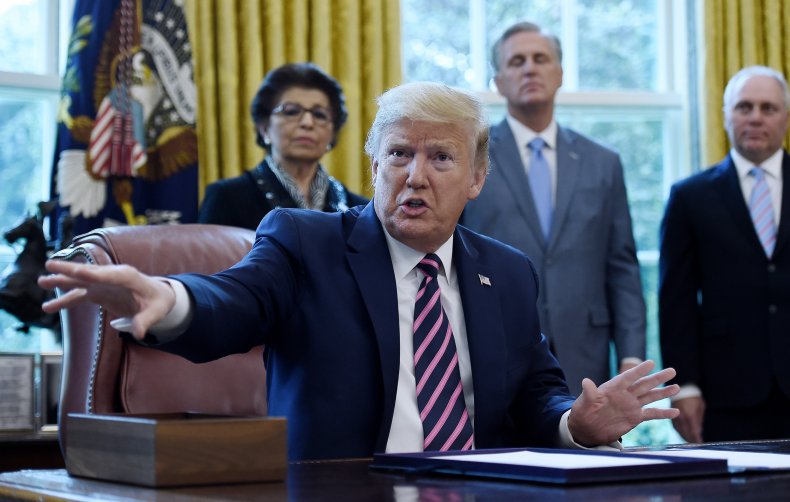 Trump signing 4-24
