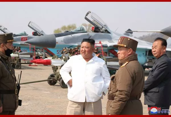 north, korea, kim, air, force, drills, appearance