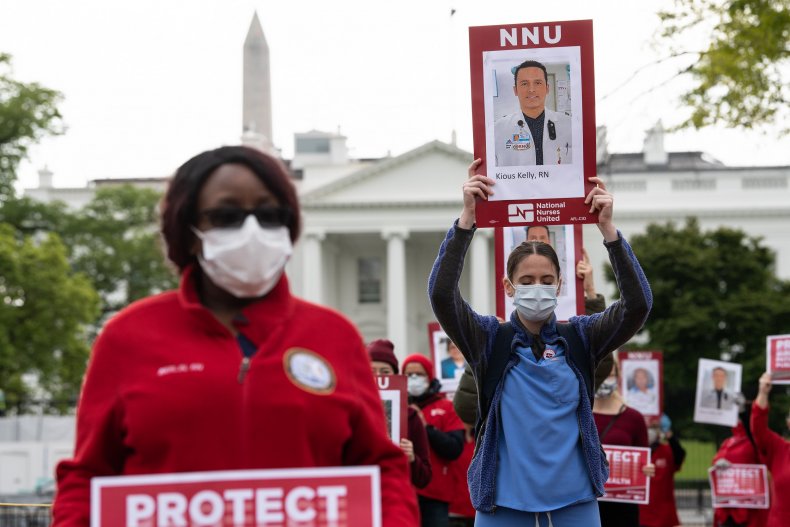 Nurse protest