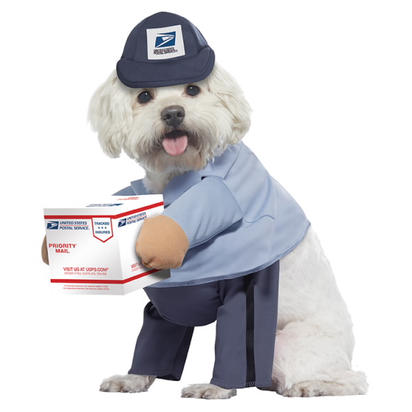 dog post office costume