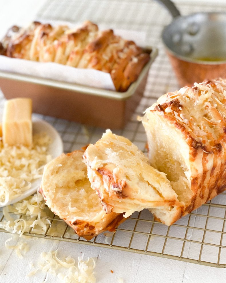 Four-Cheese Pull-Apart Milk Bread