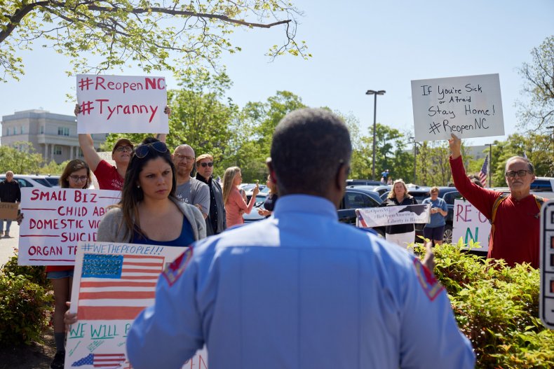 Reopen NC Protest