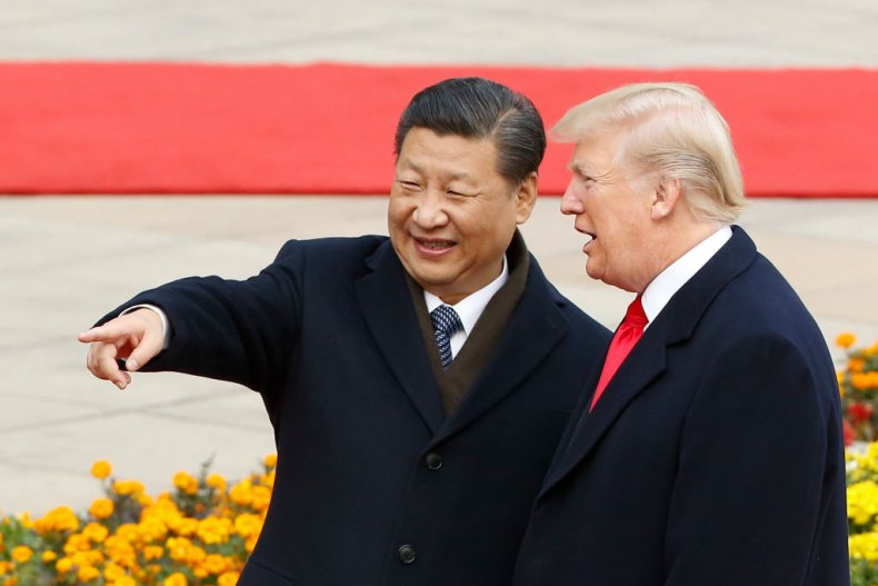 Xi Jinping and Donald Trump