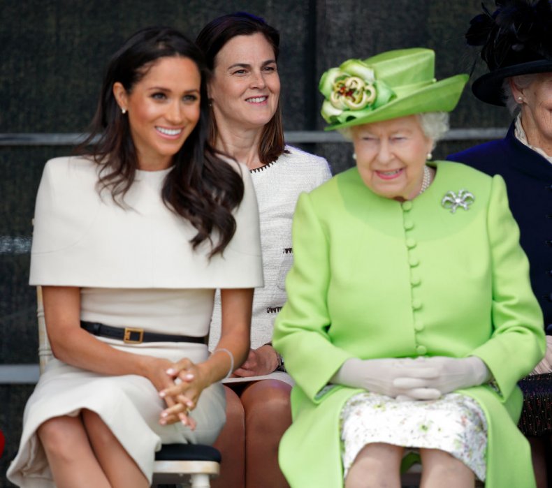 Meghan Markle, Queen Elizabeth II, Samantha Cohen