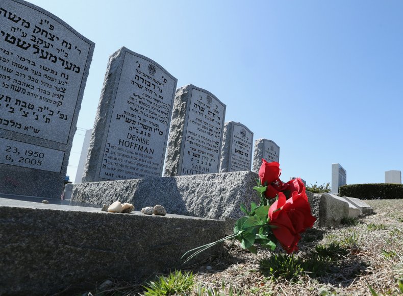 A general view of the Wellwood Cemetery on March 26, 2020 in West Babylon, New York