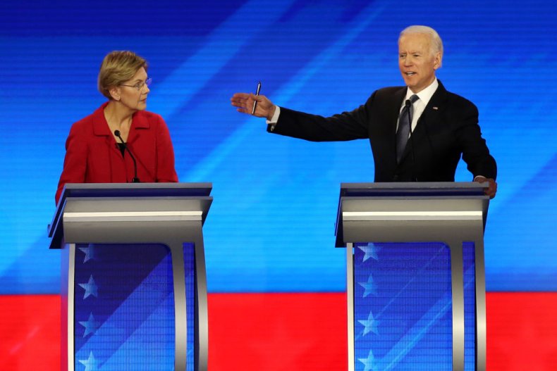 Warren and Biden