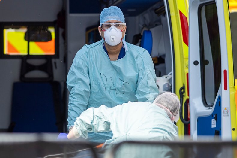 NHS worker ambulance London