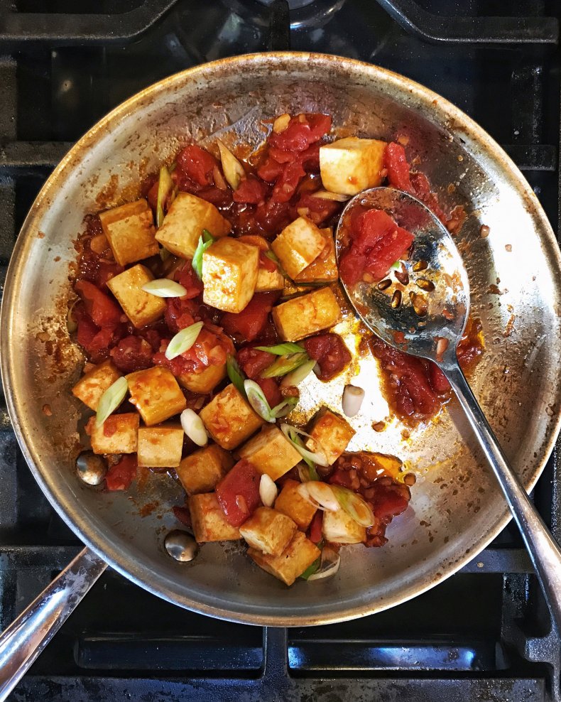 Volger tomato tofu