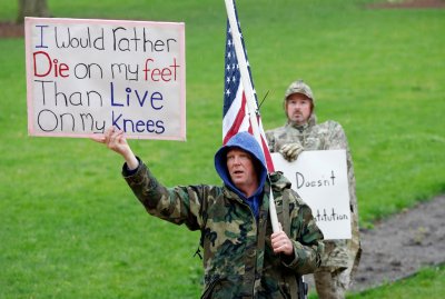 Michigan protest Michigan protest