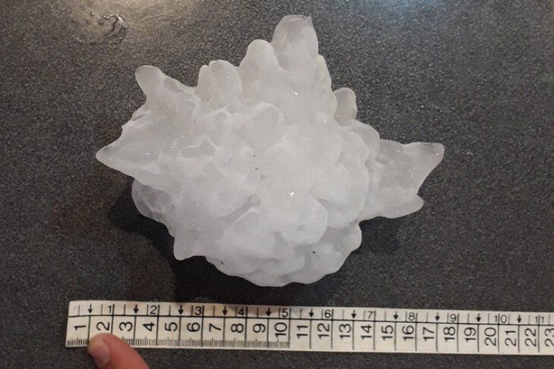 gargantuan hailstone